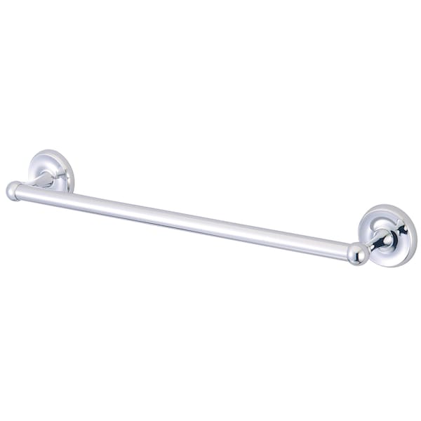 Classic 24" Towel Bar, Polished Chrome